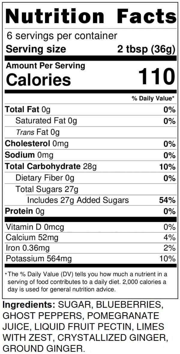 A picture of the nutrition label for some kind of food.